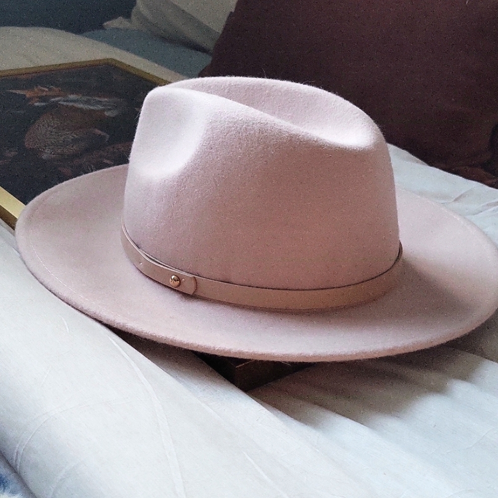 Free People Pink Wool Hat